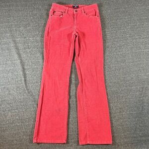 Vintage Polo Ralph Lauren Jeans Co Corduroy Pants Boot Cut Pink Womens Size 2‎
